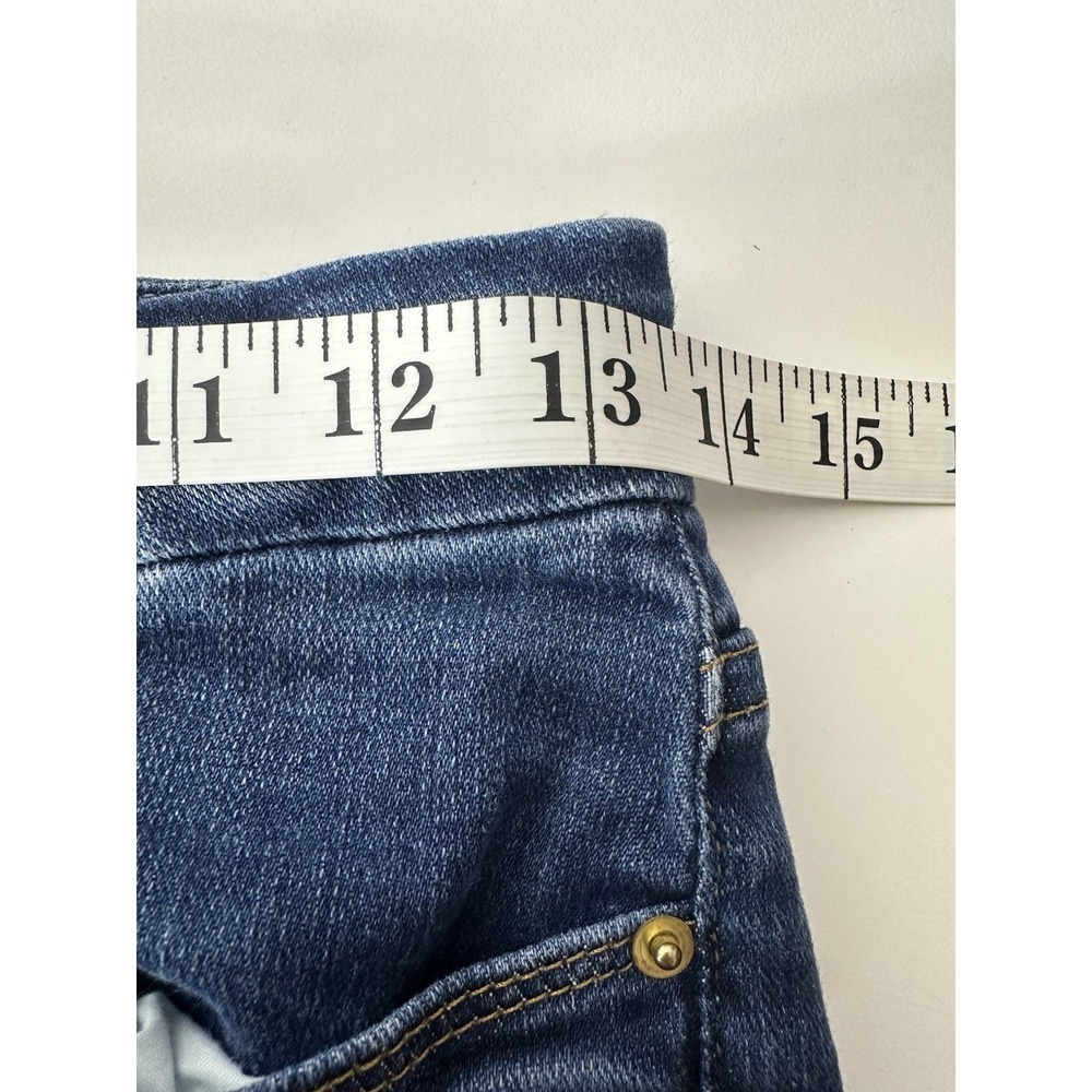 Frame Le Crop Mini Boot Atlas Jeans Women's Size 25 Blue Stretch Designer - Picture 8 of 12
